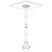 Rhino VSBKTA117 780mm extender for ceiling mount bracket product close-up