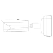 Diagram of VSBKTA121-2 adapter junction box for surveillance cameras