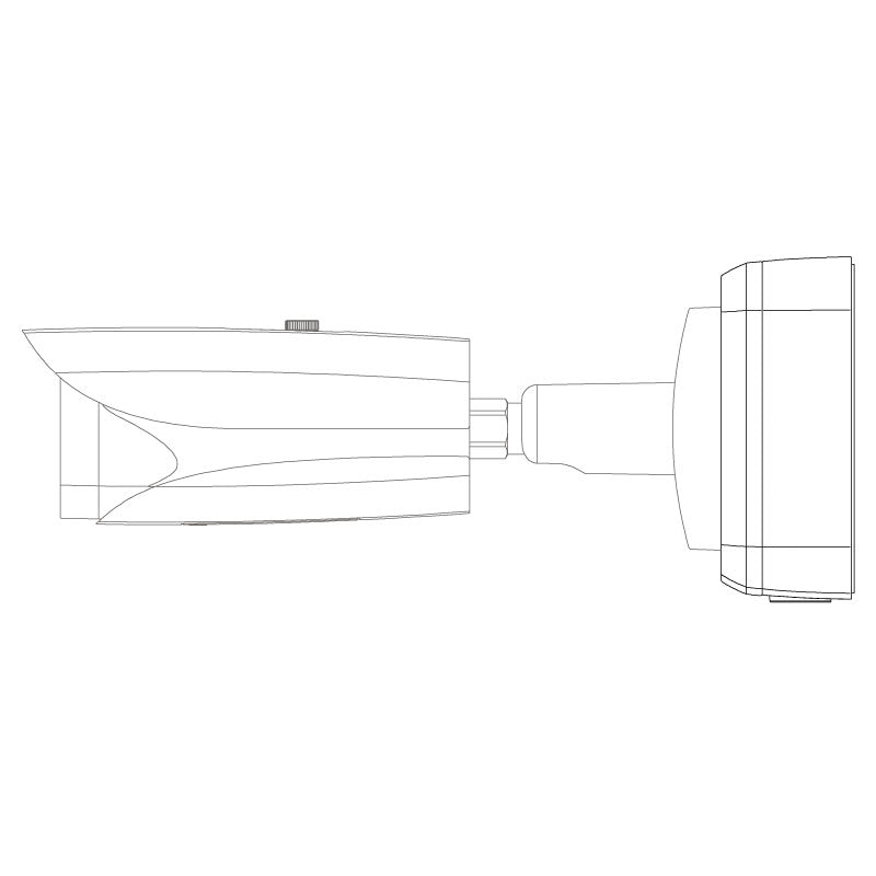 Diagram of VSBKTA121-2 adapter junction box for surveillance cameras