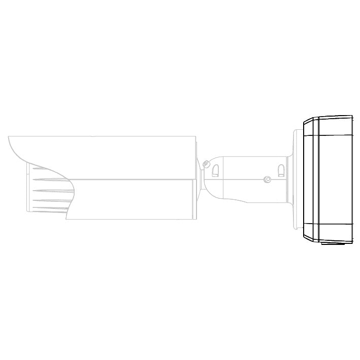 Rhino VSBKTA122 aluminium adapter junction box application image showing weather seal