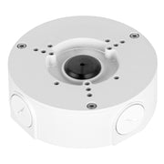 Rhino VSBKTA130E adapter junction box for surveillance cameras in white aluminium