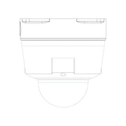 Rhino VSBKTA132 aluminium adapter junction box application for surveillance cameras, cropped