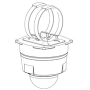 Dual clamp pole mount camera bracket diagram thumbnail