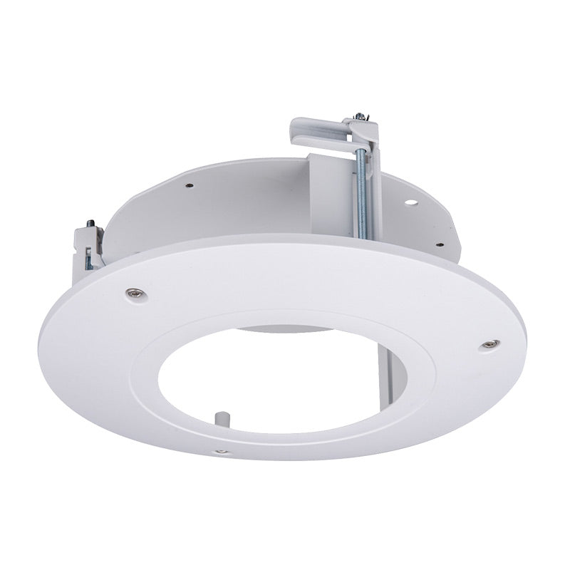 Rhino VSBKTB201C recessed ceiling mount bracket for security cameras, white finish