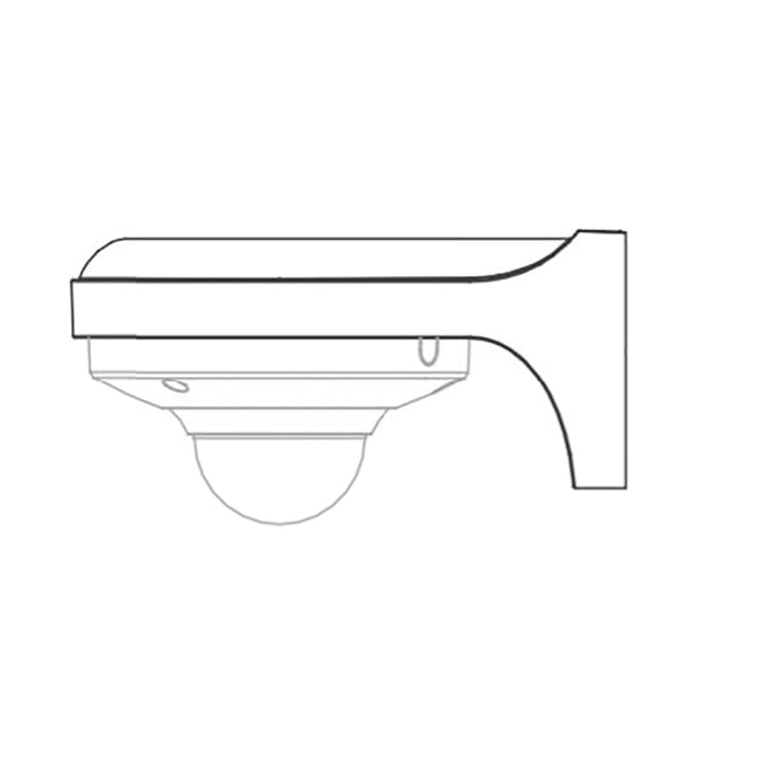 Right Angle Wall Mount Camera Bracket (Black)