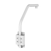 Rhino VSBKTB303S parapet mount PTZ camera bracket in white aluminium
