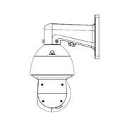 Rhino VSBKTB305W right angle wall mount dome bracket for security cameras closeup