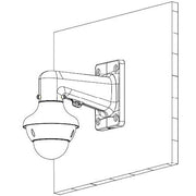 Rhino VSBKTB305W right angle wall mount dome bracket for security cameras close up