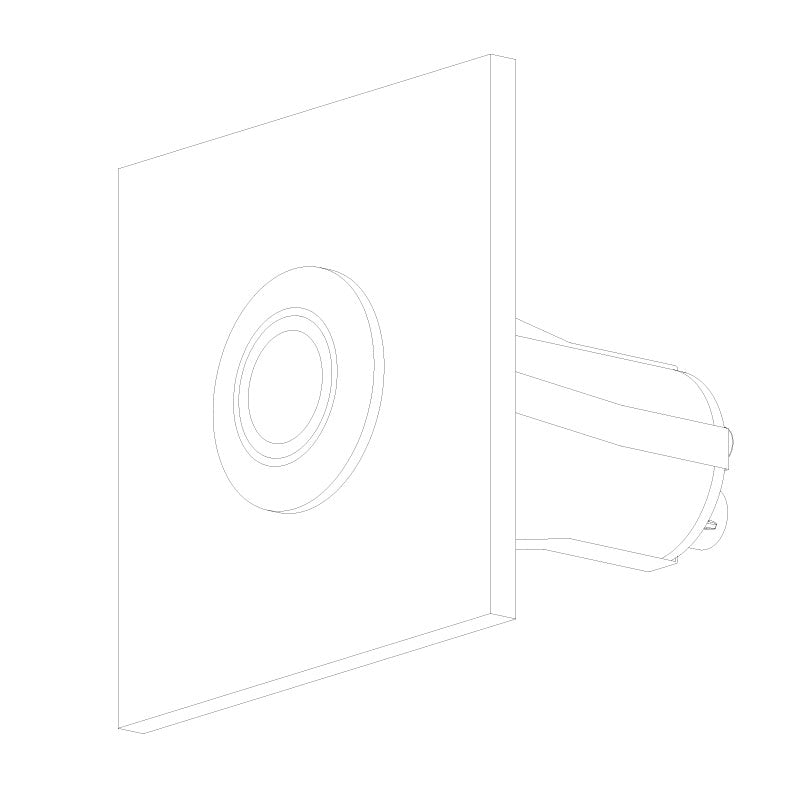 Mobile Series 1080p Fixed HDCVI Flush-Mount Bumper Camera