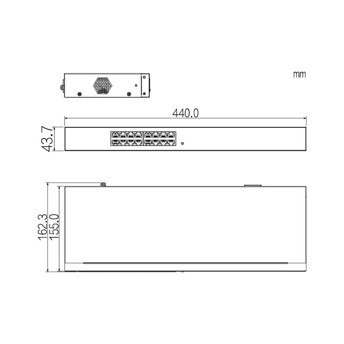 16-Port Unmanaged Gigabit Ethernet Switch
