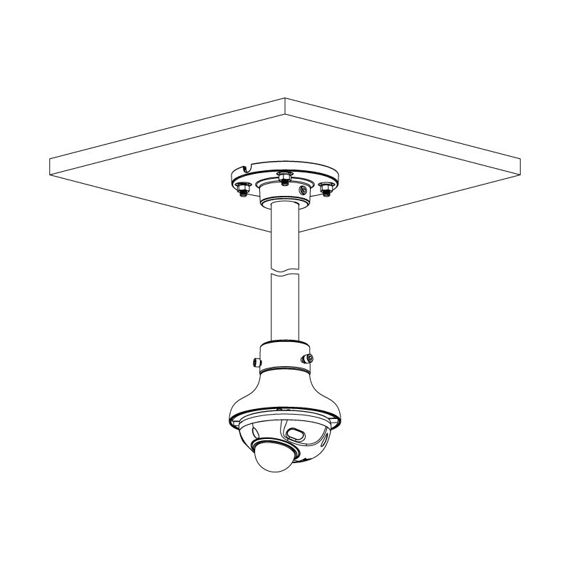 Professional AI Series 4.0MP Fixed Wedge Dome Camera