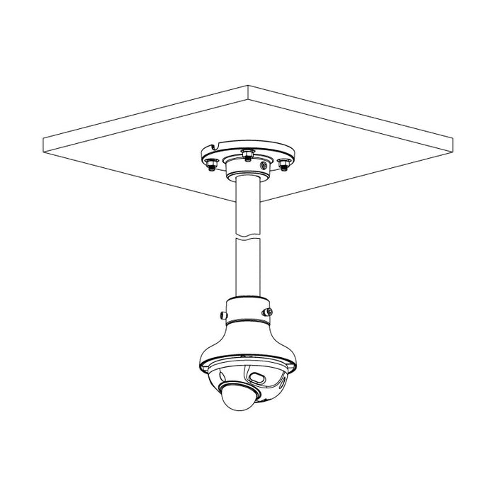 Professional AI Series 4.0MP Fixed Wedge Dome Camera