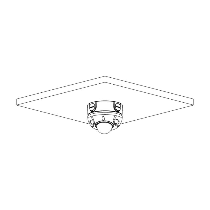 Professional AI Series 4.0MP Fixed Wedge Dome Camera