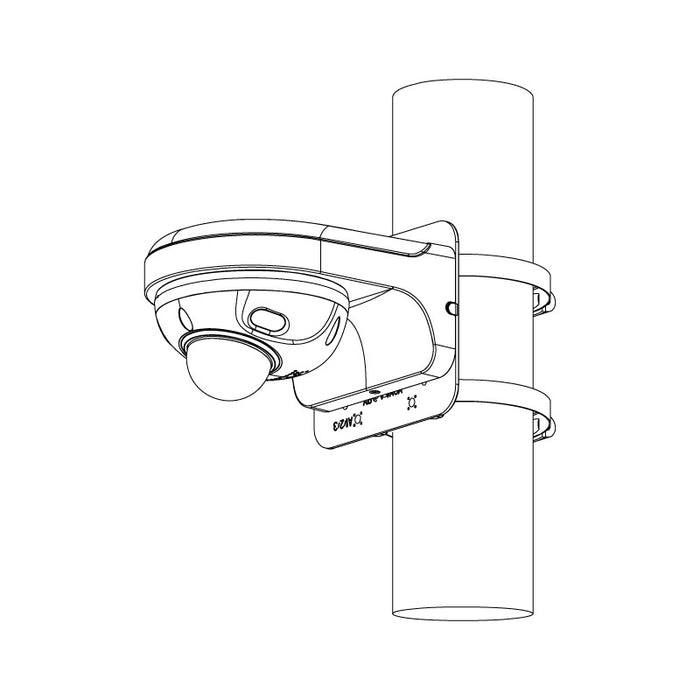 Professional AI Series 4.0MP Fixed Wedge Dome Camera