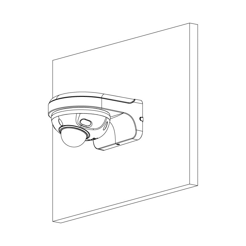 Professional AI Series 4.0MP Fixed Wedge Dome Camera