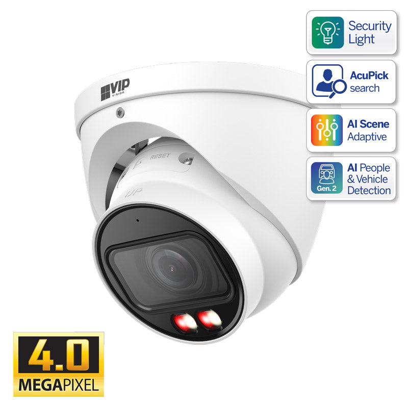 Professional AI Series 4.0MP VF Turret IP Camera