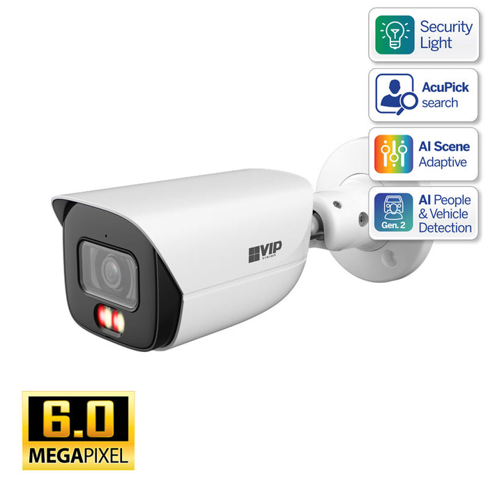 Professional AI Series 6.0MP Fixed Bullet Camera
