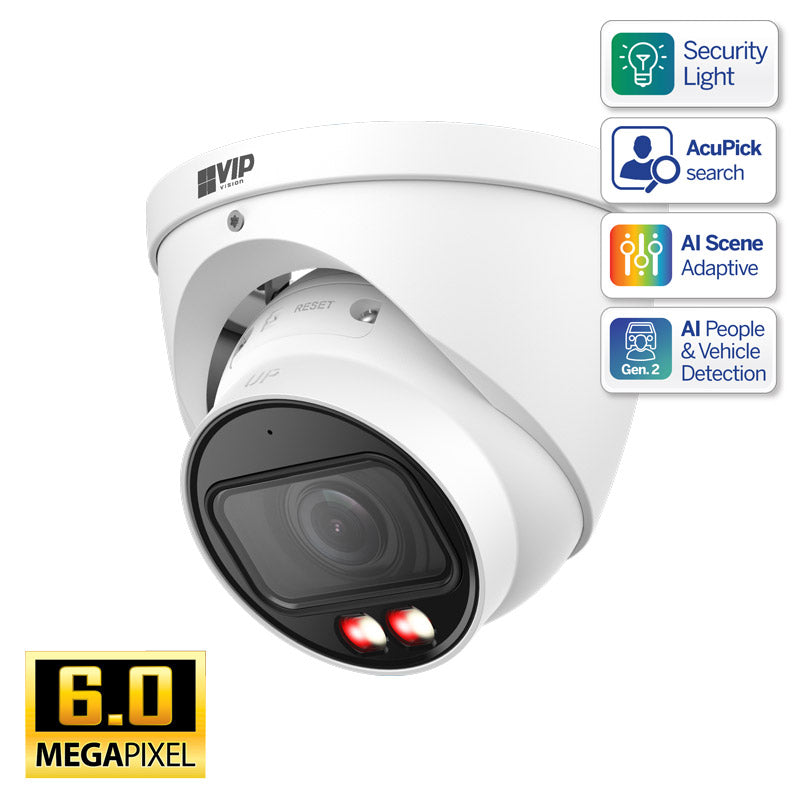 Professional AI Series 6.0MP VF Turret IP Camera