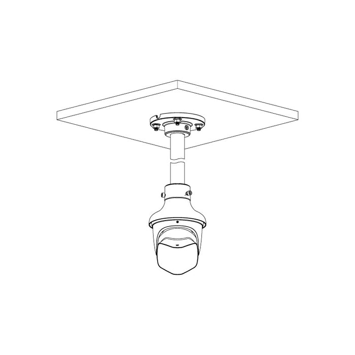 Professional AI Series 8.0MP 180° Active Deterrence Turret (Black)