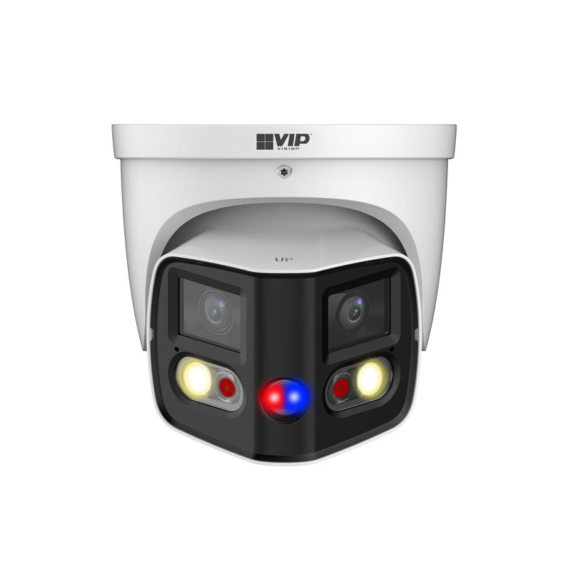 Professional AI Series 8.0MP 180° Active Deterrence Turret IP Camera