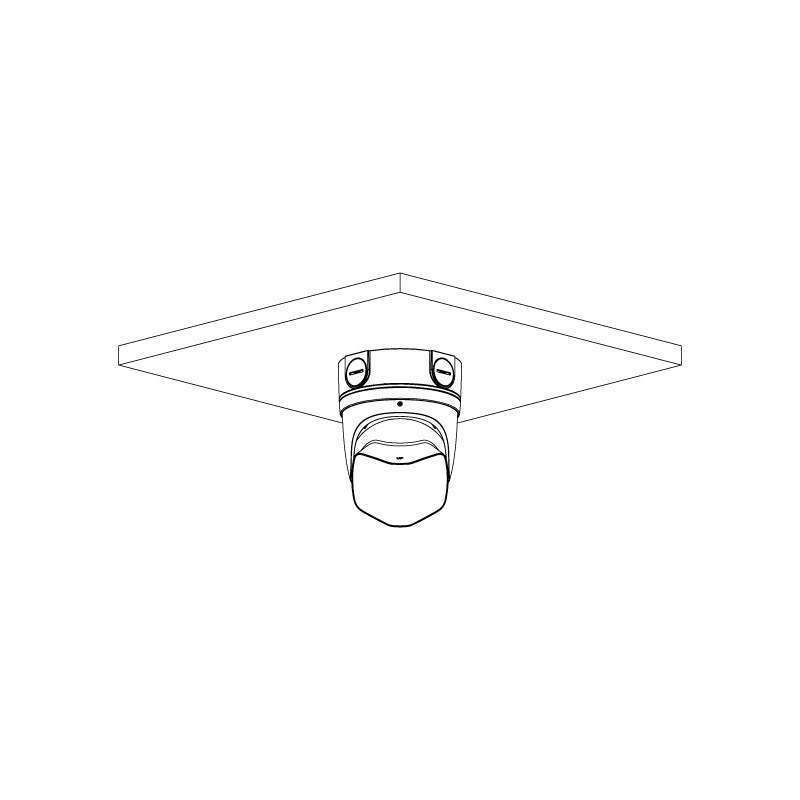 Professional AI Series 8.0MP 180° Active Deterrence Black Turret IP Camera