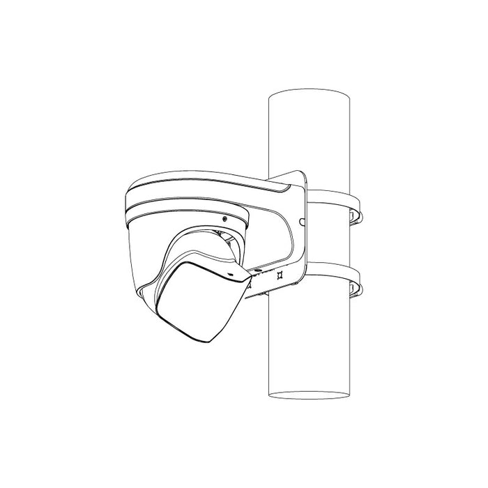 Professional AI Series 8.0MP 180° Active Deterrence Turret