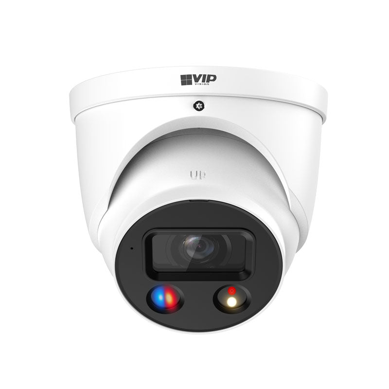 Professional AI Series 8.0MP 180° Active Deterrence Turret IP Camera