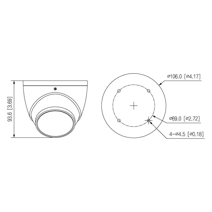 Professional AI Series 5.0MP Fixed Turret Pro