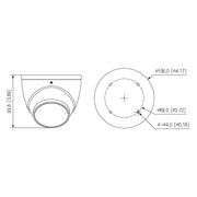 Professional AI Series 8.0MP Fixed Turret (Black)