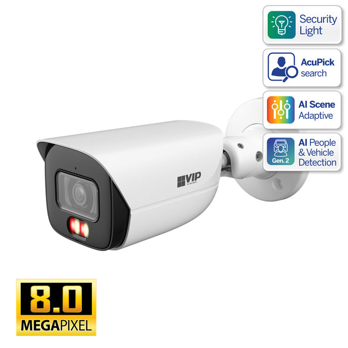 Professional AI Series 8.0MP Fixed Bullet Camera
