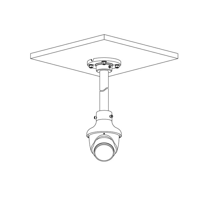 Professional AI Series 6.0MP Fixed Deterrence Turret Camera