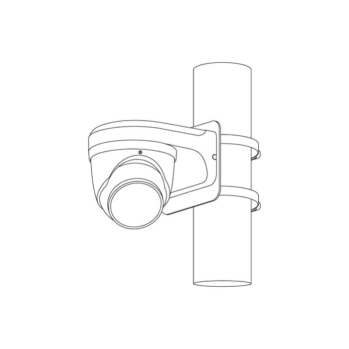 Professional AI Series 6.0MP Fixed Deterrence Turret Camera