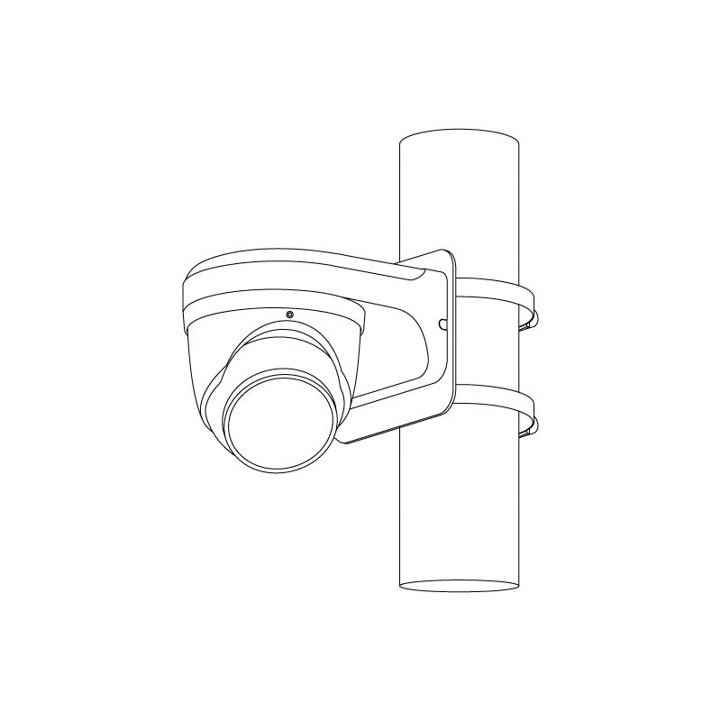 Professional AI Series 8.0MP Deterrence Turret IP Camera