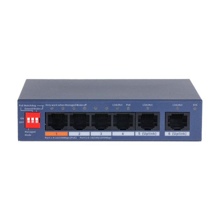 4-Port Fast Ethernet PoE Switch