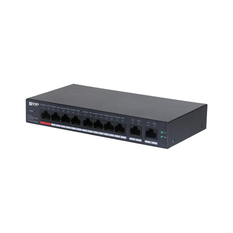 8-Port Fast Ethernet PoE Switch