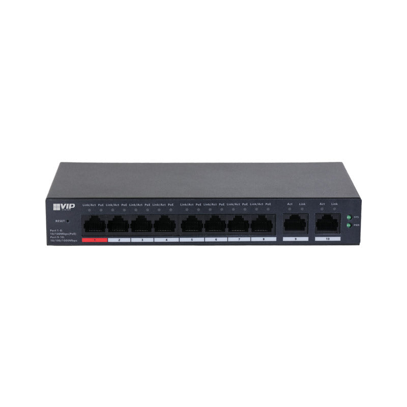 8-Port Fast Ethernet PoE Switch