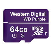 WD Purple 64GB MicroSD card for commercial surveillance applications on Bluee.au