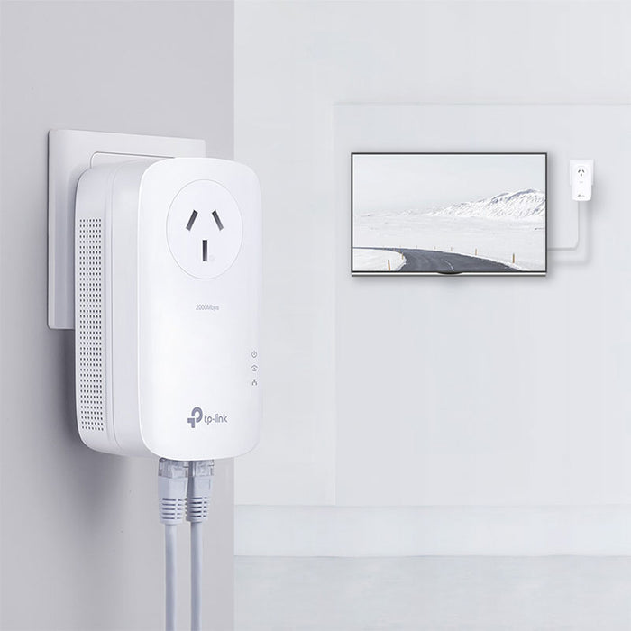 Dual-Port Gigabit Powerline Adapter Kit