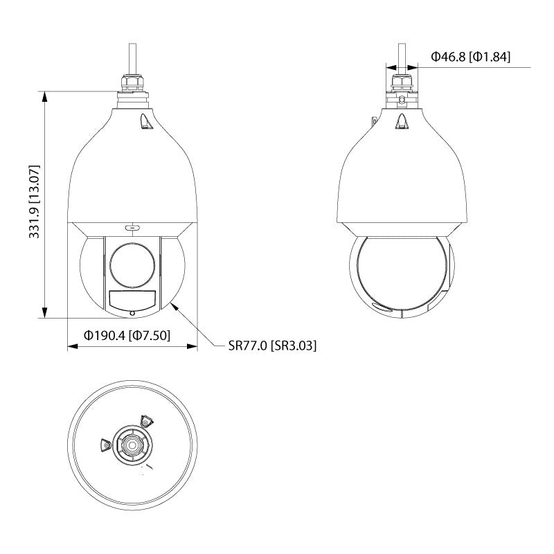 Professional AI Series 2.0MP 25x Zoom PTZ Dome