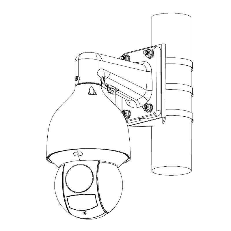 Professional AI Series 2.0MP 25x Zoom PTZ Dome