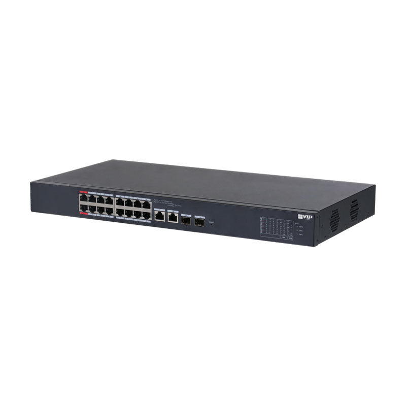 16-Port Fast Ethernet PoE Switch