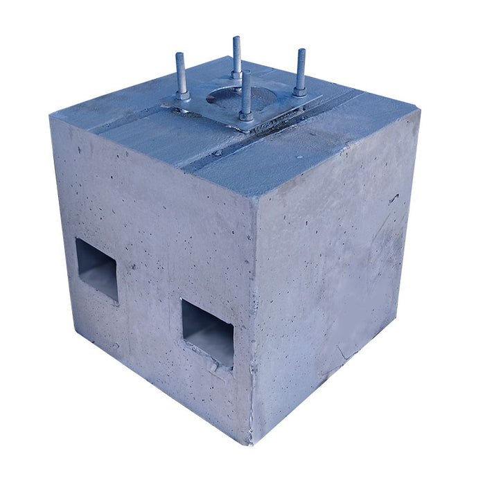 835kg Concrete Base Block for 6m Hinged Pole