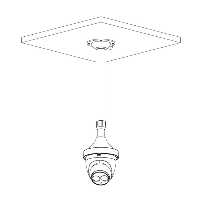 800mm Ceiling Mount Dome Camera Bracket (White)