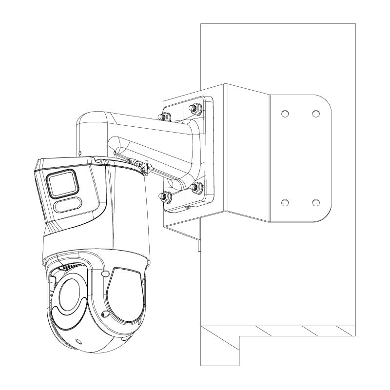 VIP Vision Professional AI MultiVision PTZ + 180° IP Camera