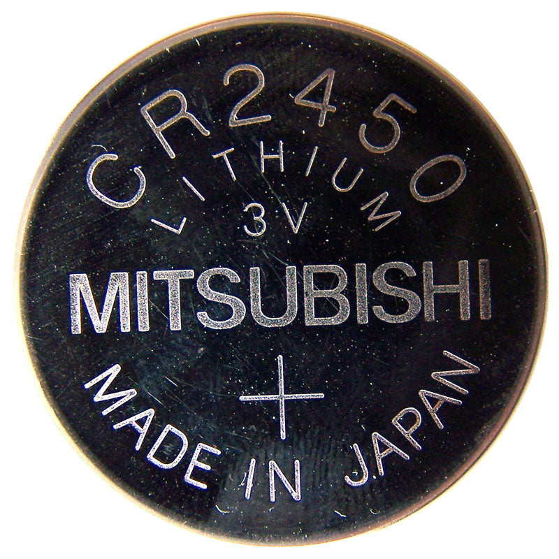 Mitsubishi CR2450 3V lithium coin battery for Bluee products PIRW3 and WREEDI