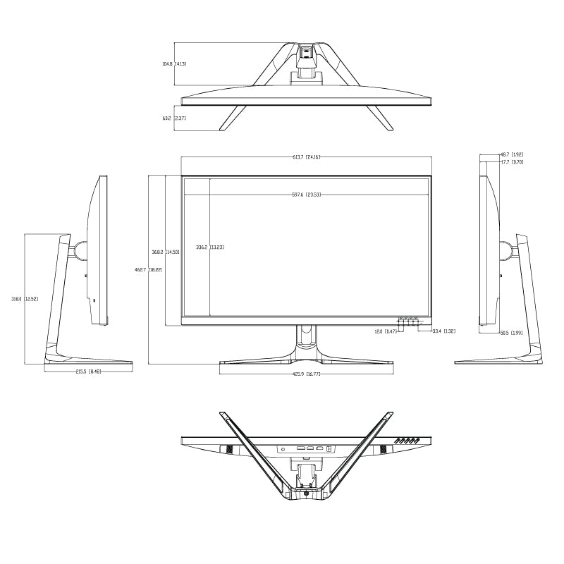 27" Flashview 4K UHD Surveillance Monitor (IPS)