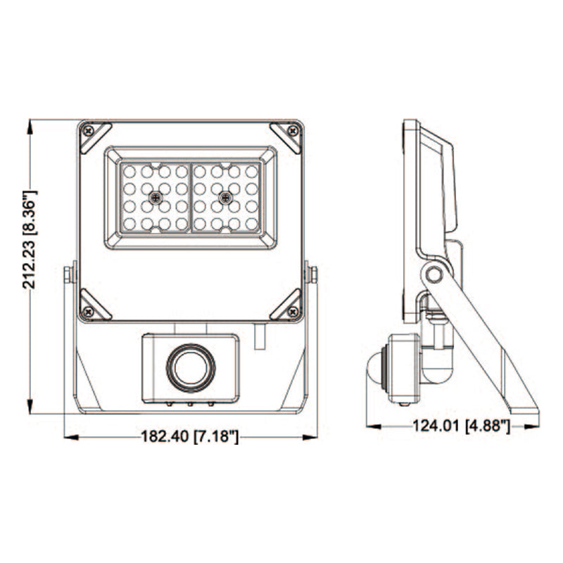 Commercial 30W 5000K LED Sensor Flood Light