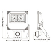 Commercial 20W 5000K LED Sensor Flood Light
