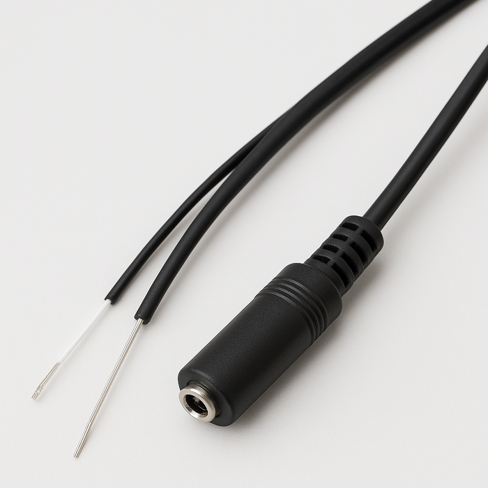 36" Cable with Power Socket on Single End