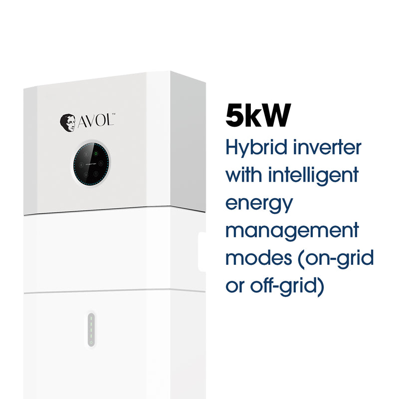 3.5kW Panels + 5kWh AVOL Inverter Solar System Kit